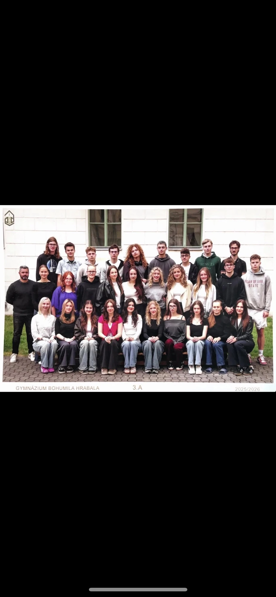 Plakát: Maturitní ples 4.A, Gymnázium Bohumila Hrabala v Nymburce