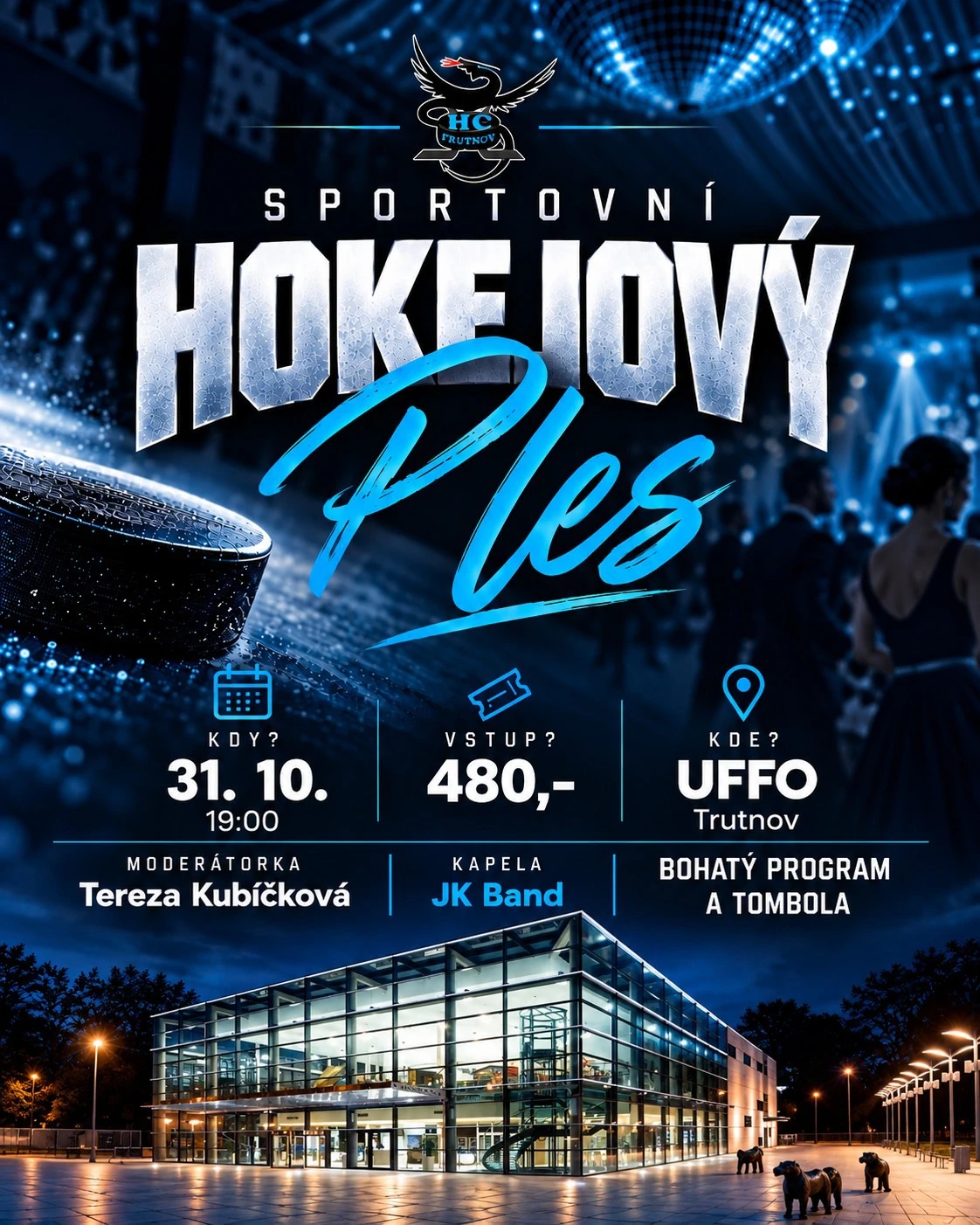 Plakát: Sportovní hokejový ples