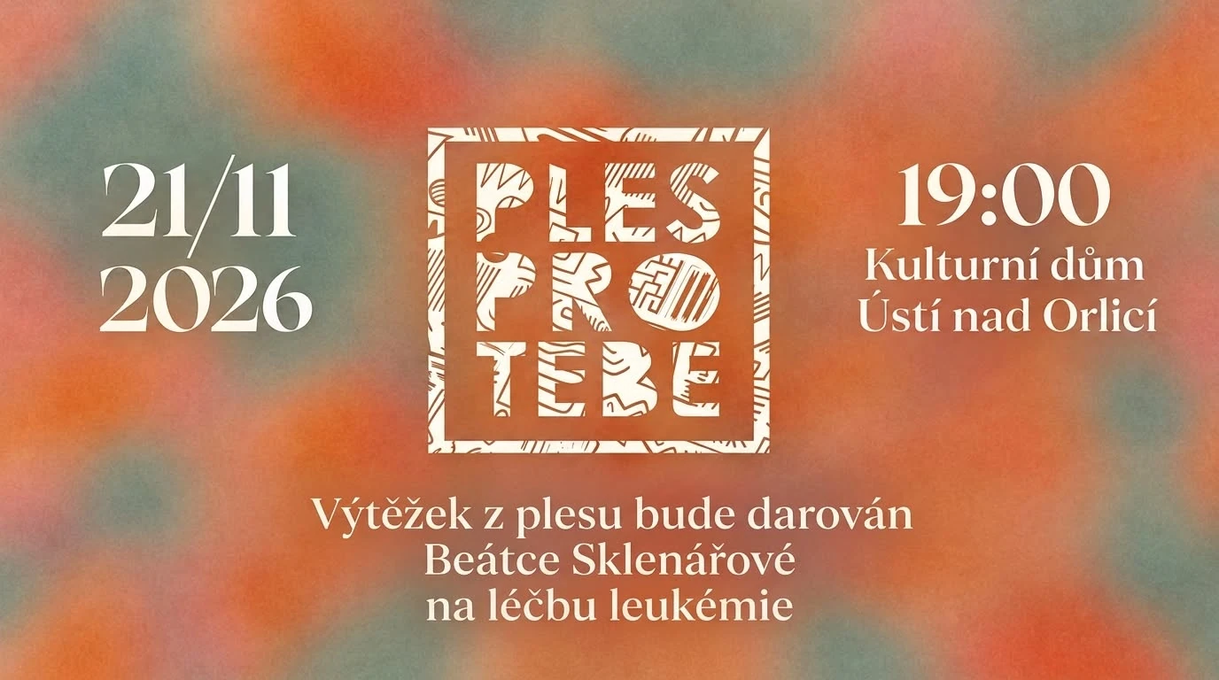 Plakát: Ples pro Tebe 2026