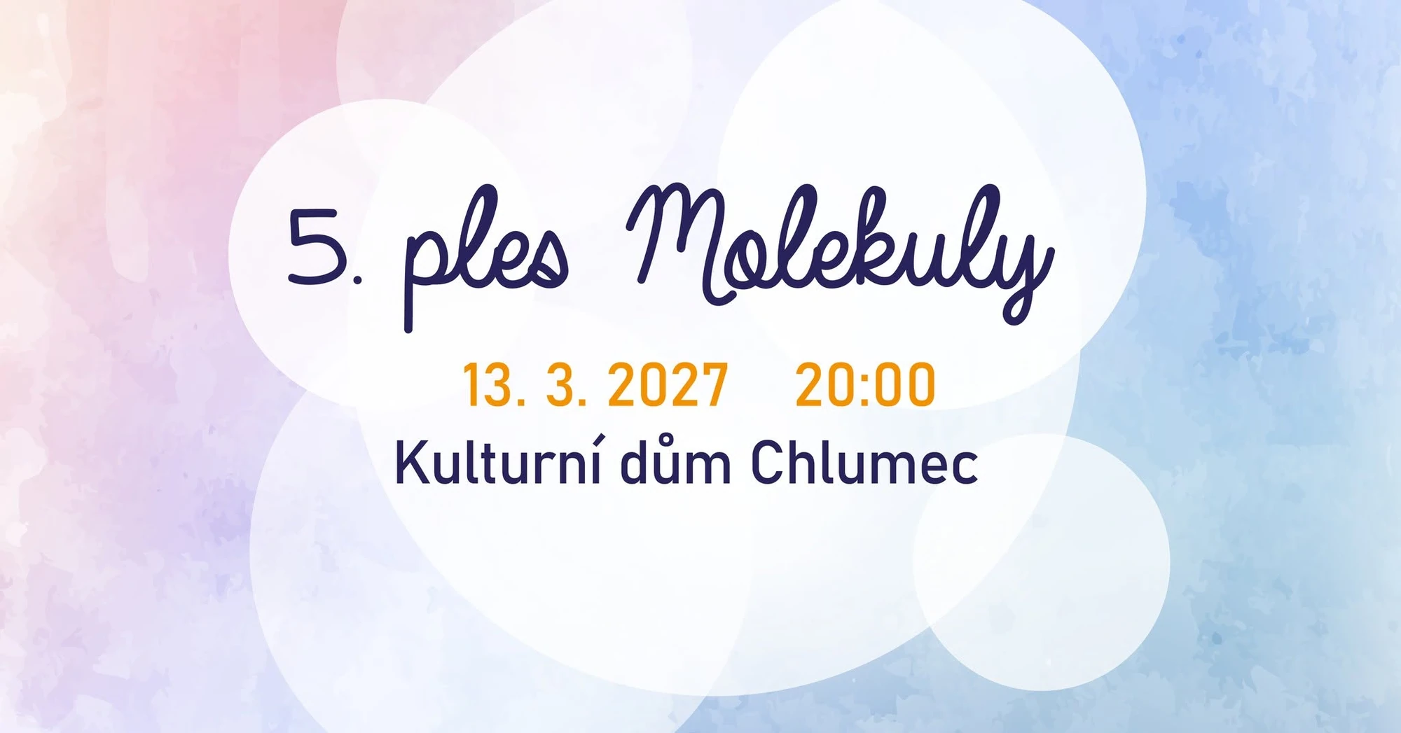 Plakát: 5. ples Molekuly