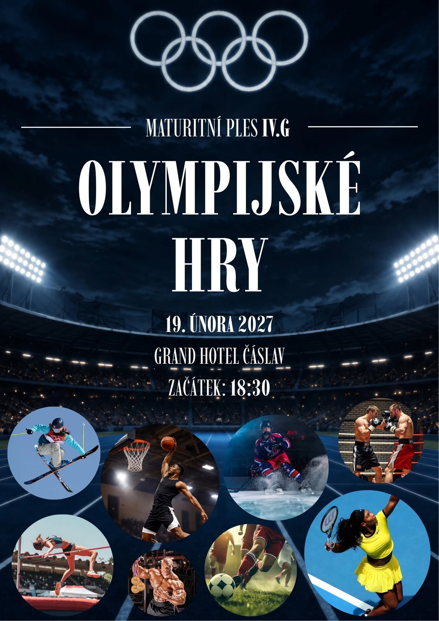 Plakát: Maturitní ples IV.G