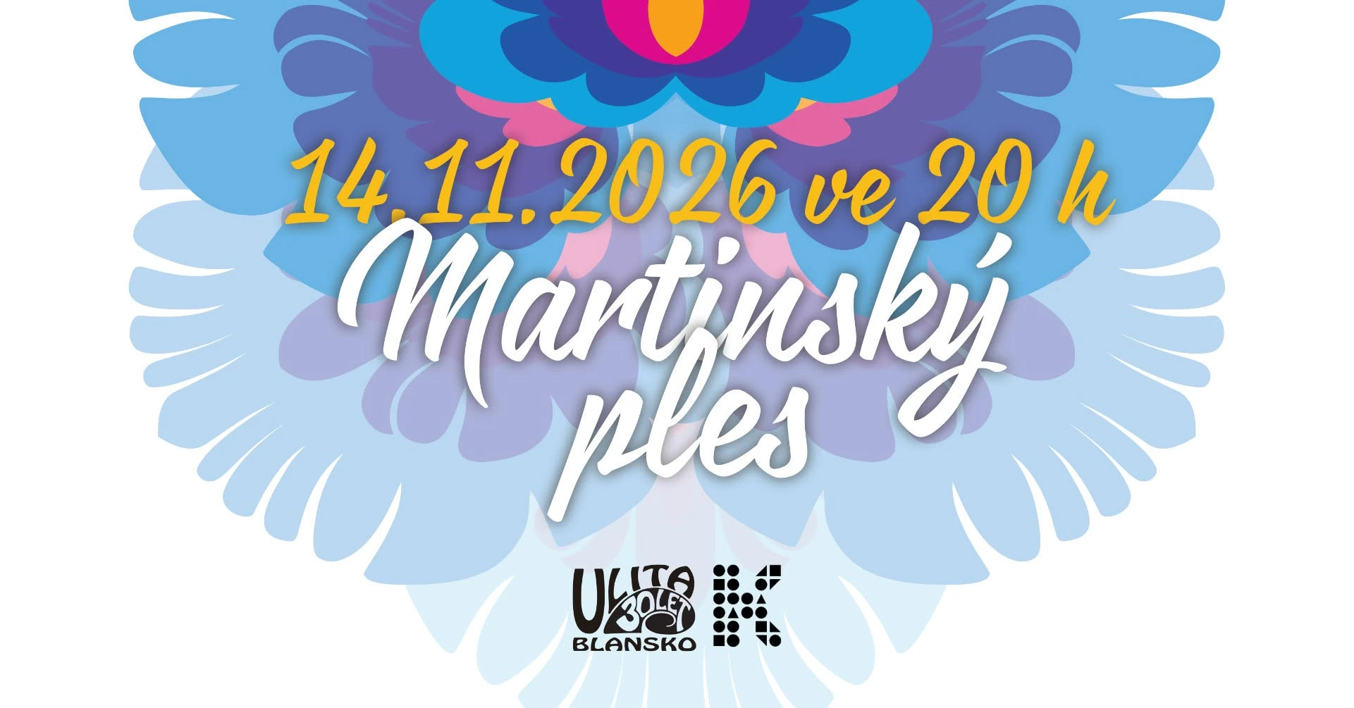 Plakát: Pozvání na Martinský ples