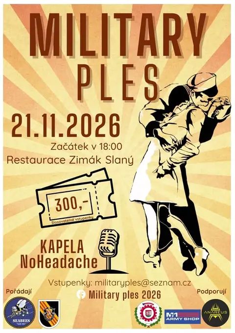 Plakát: Military ples 2026