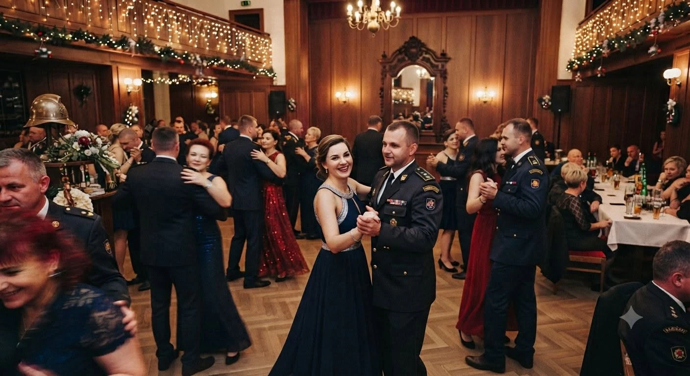 Plakát: HASIČSKÝ PLES KOBEŘICE