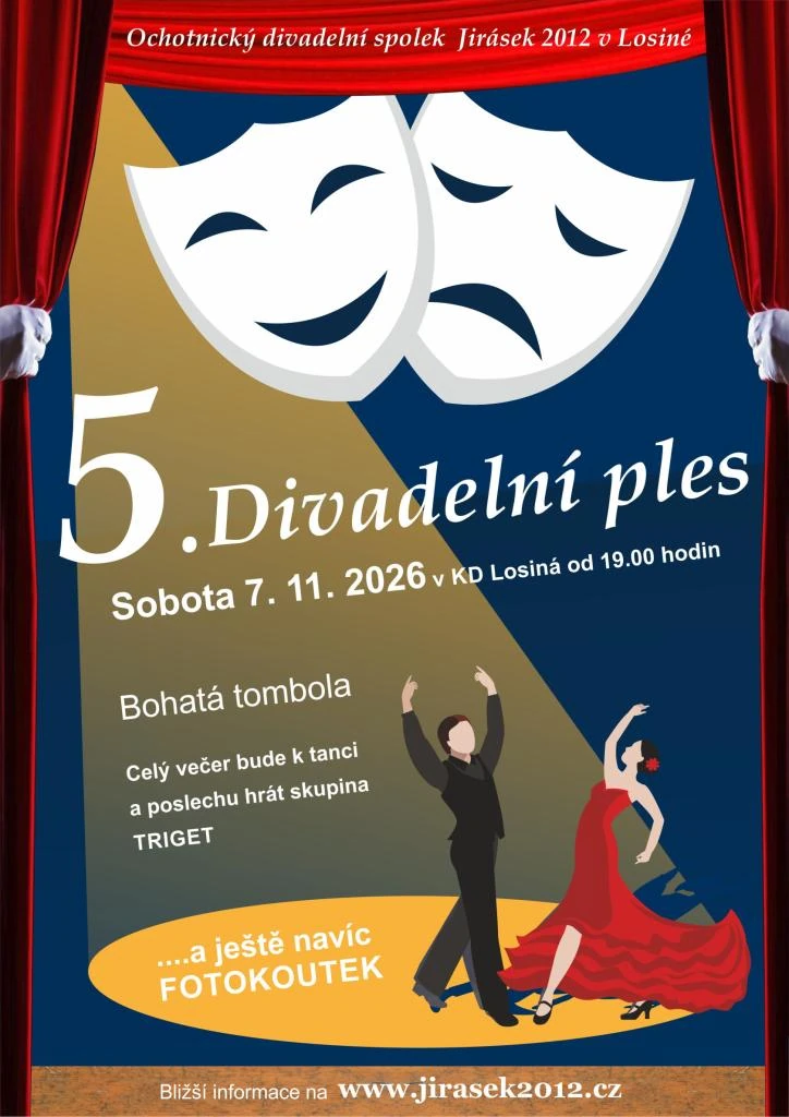 Plakát: 5. Divadelní ples