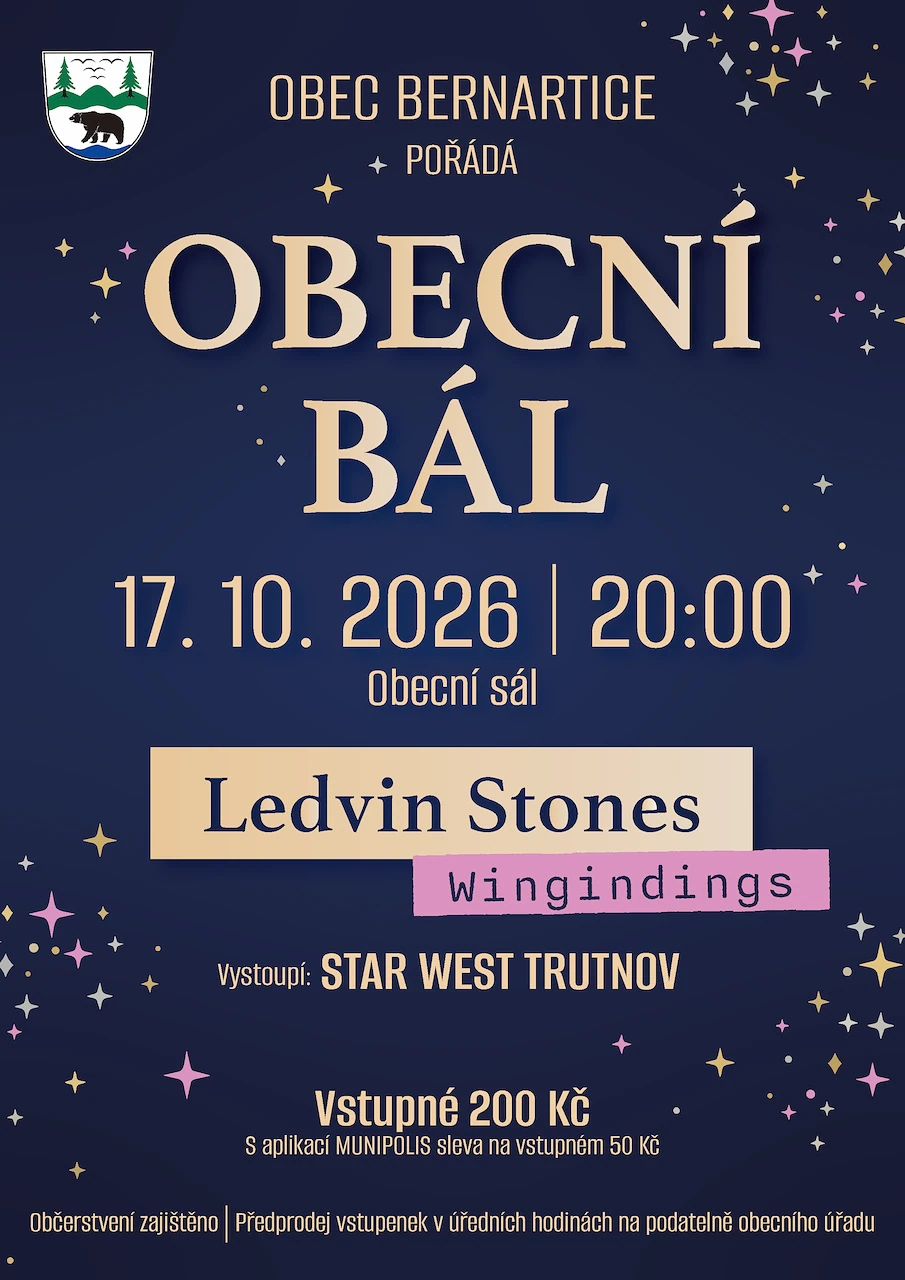Plakát: Obecní bál