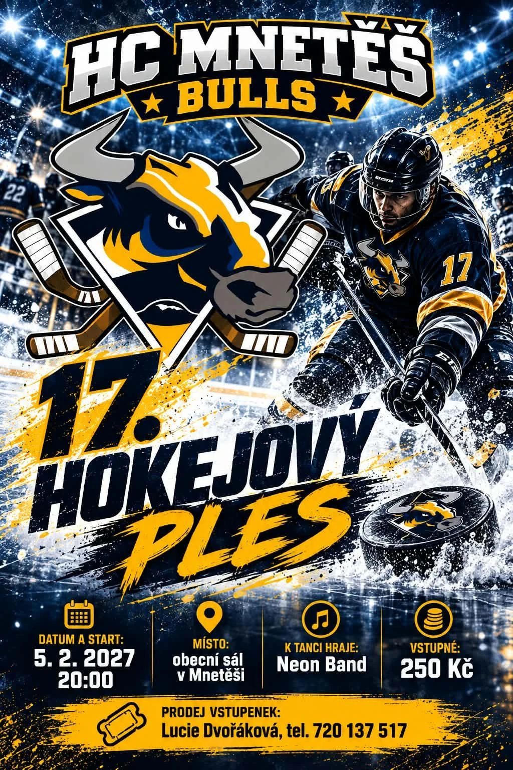 Plakát: 17. Hokejový ples
