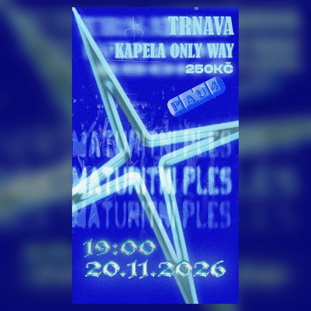 Plakát: Maturitní ples PAU4