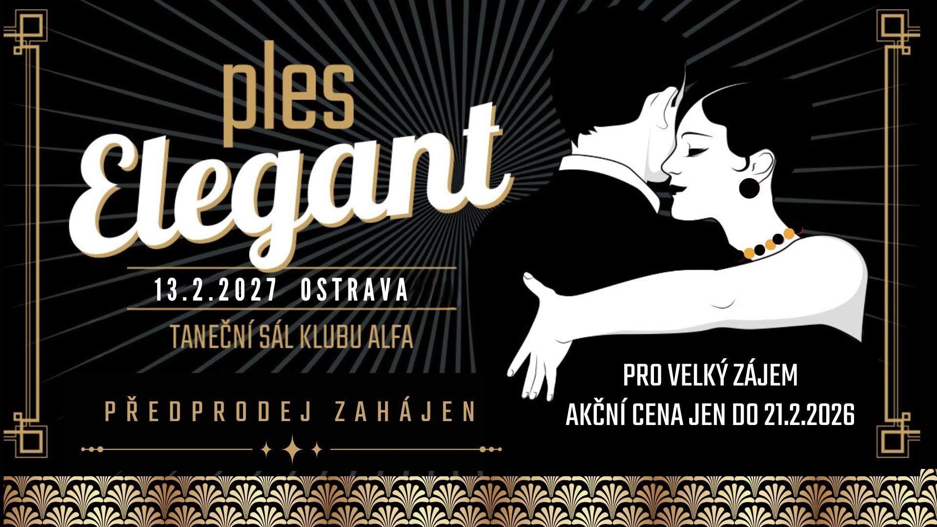 Plakát: Ples Elegant 2027