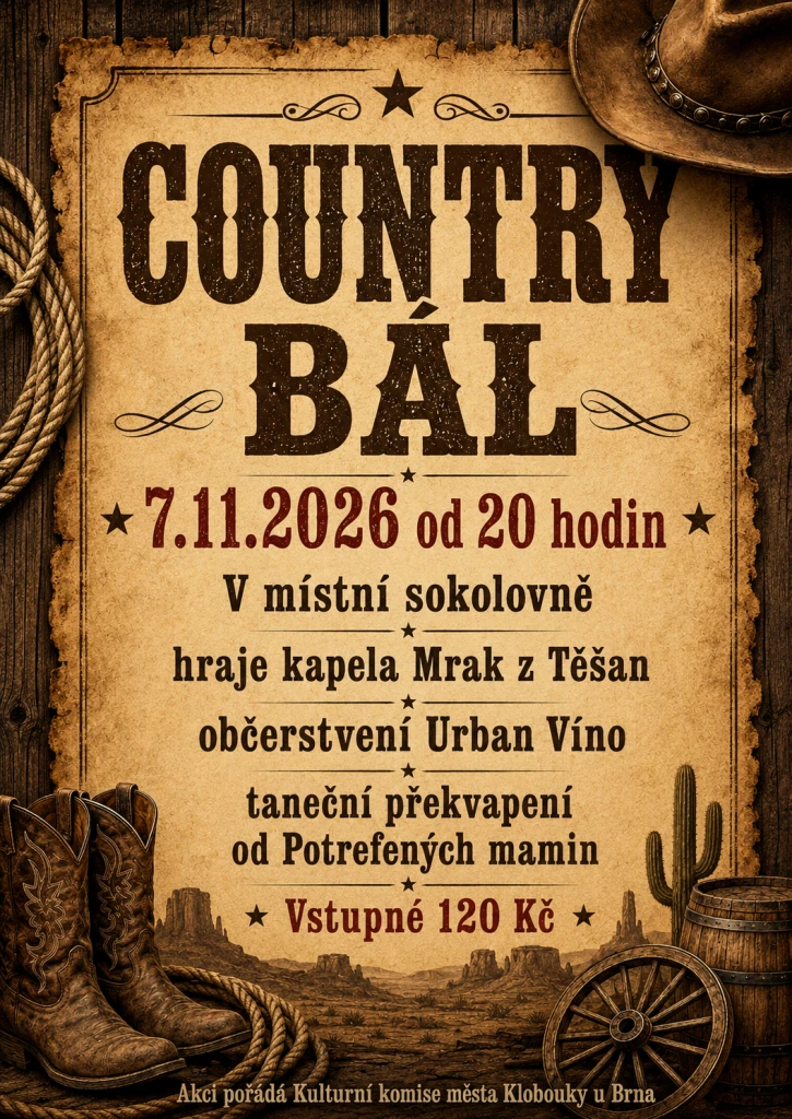 Plakát: Country bál
