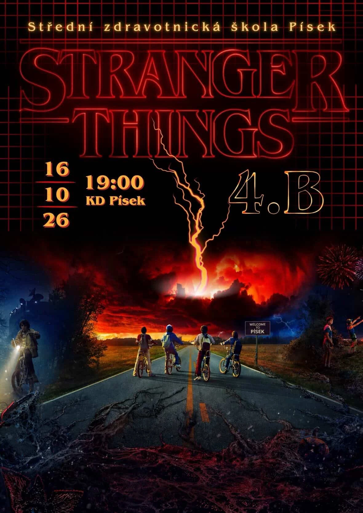 Plakát: Maturitní ples SZŠ Písek 4.A