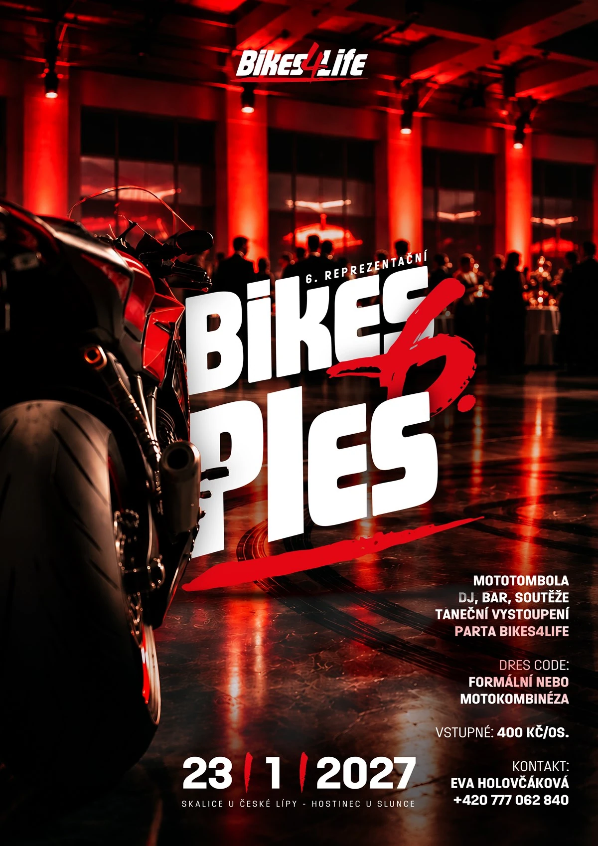 Plakát: VI. Ples Bikes4Life