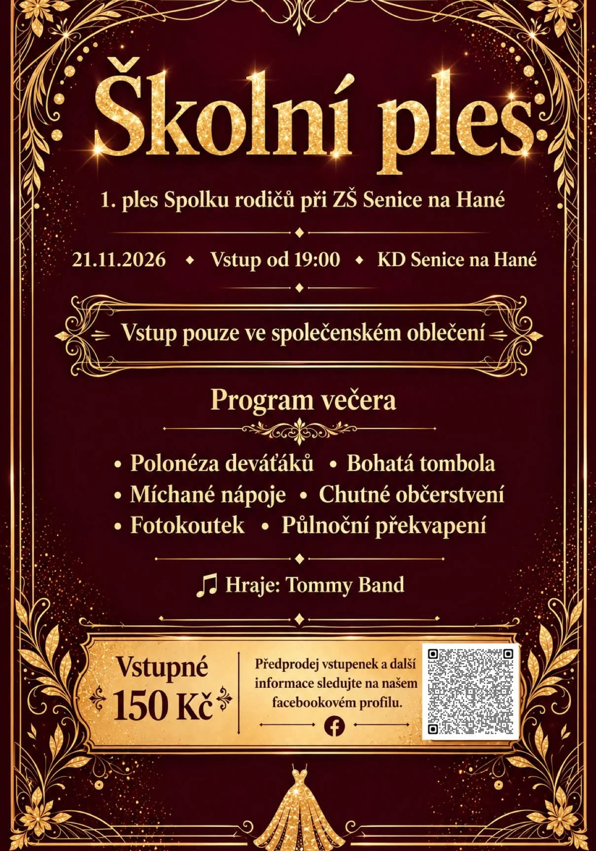 Plakát: Školní ples