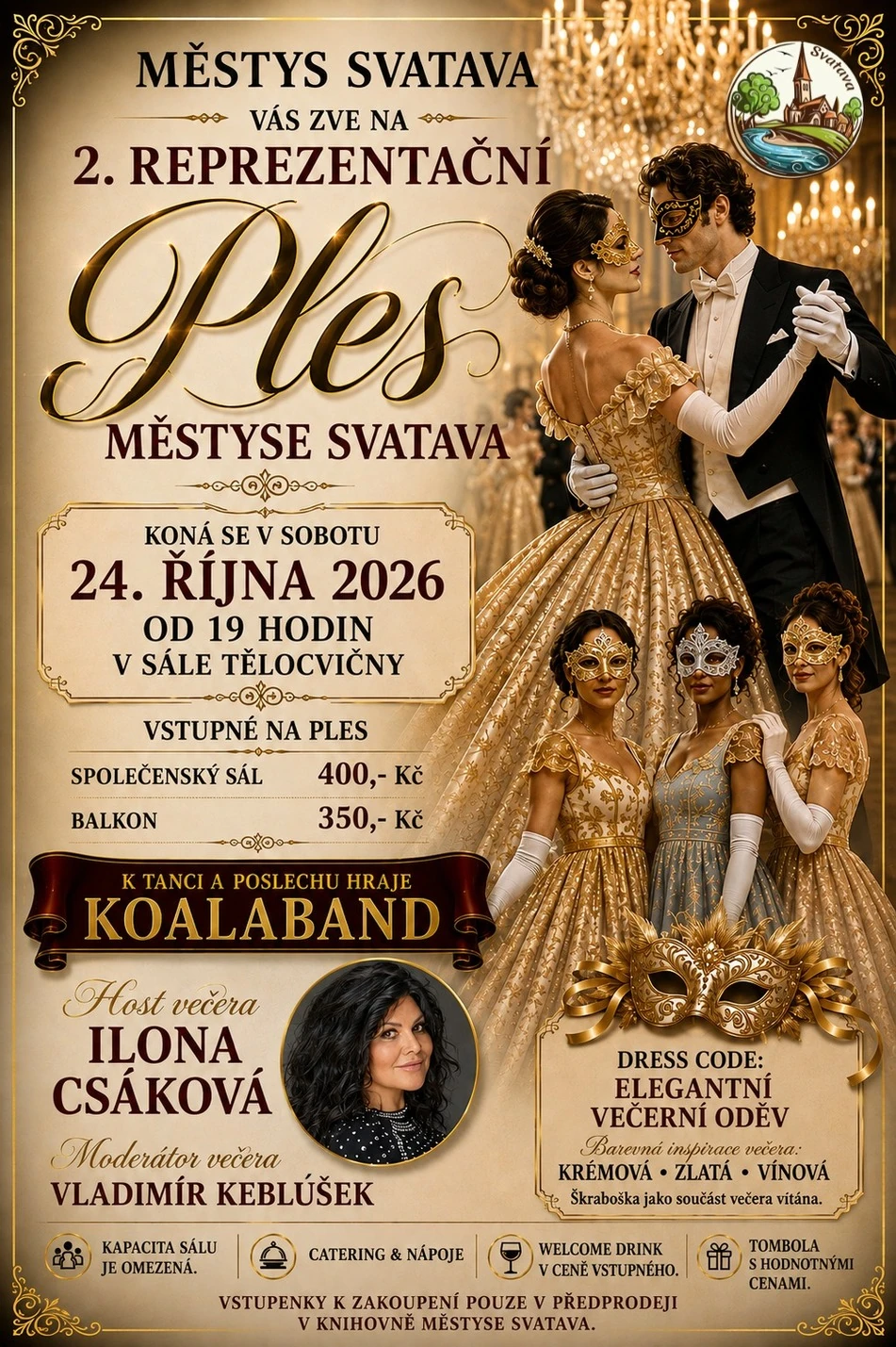 Plakát: 2. reprezentační ples