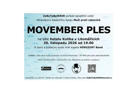Plakát: MOVEMBER PLES 2026