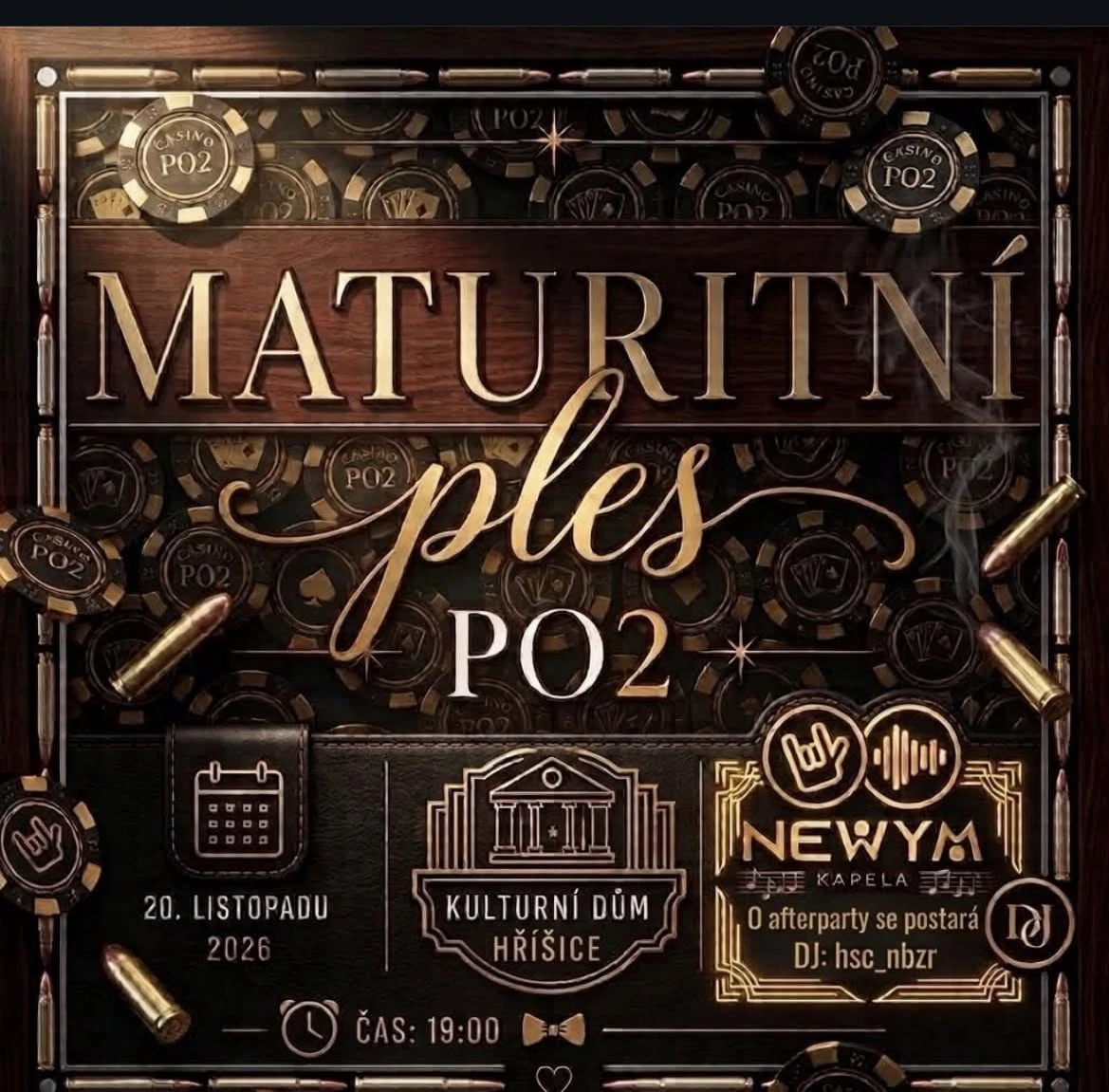 Plakát: Maturitní ples PO2