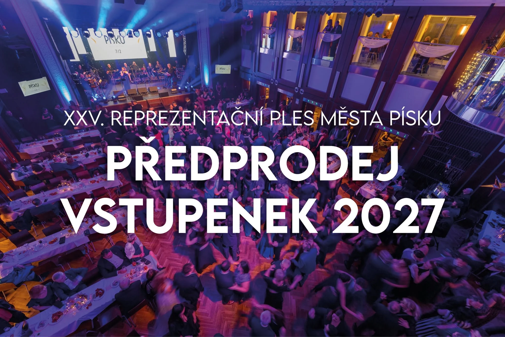 Plakát: XXV. reprezentační ples města Písku