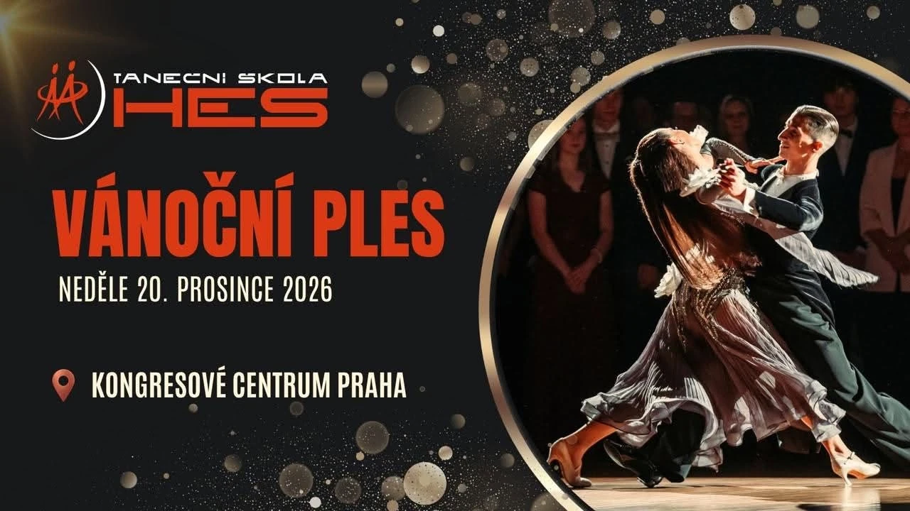 Plakát: 2. Vánoční ples TŠ Hes 2026