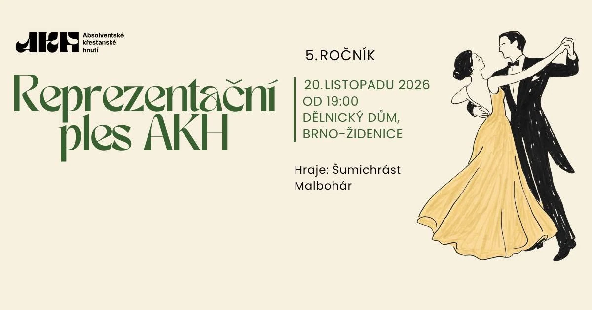 Plakát: 5. Reprezentační ples AKH Brno