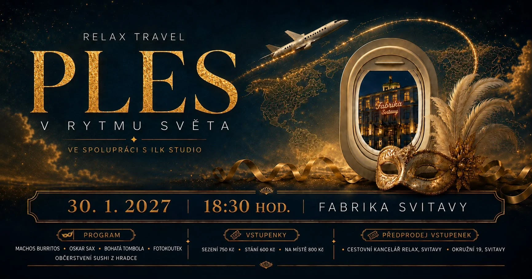 Plakát: RELAX PLES - V RYTMU CELÉHO SVĚTA