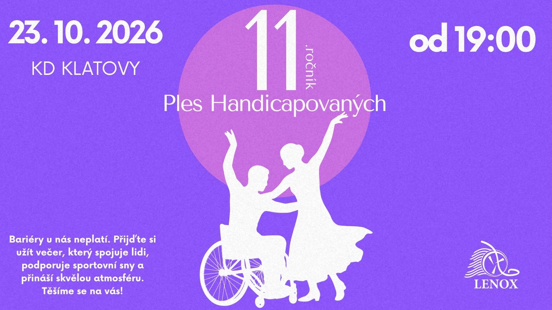 Plakát: 11. Ples handicapovaných