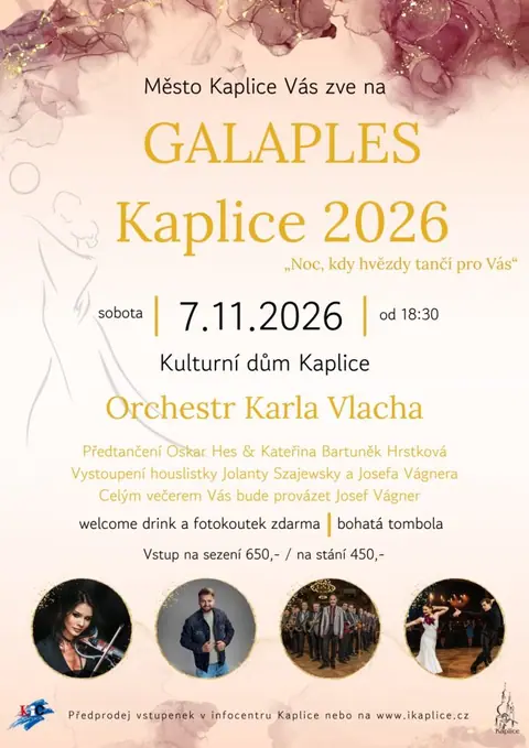 Plakát: Galaples Kaplice 2026