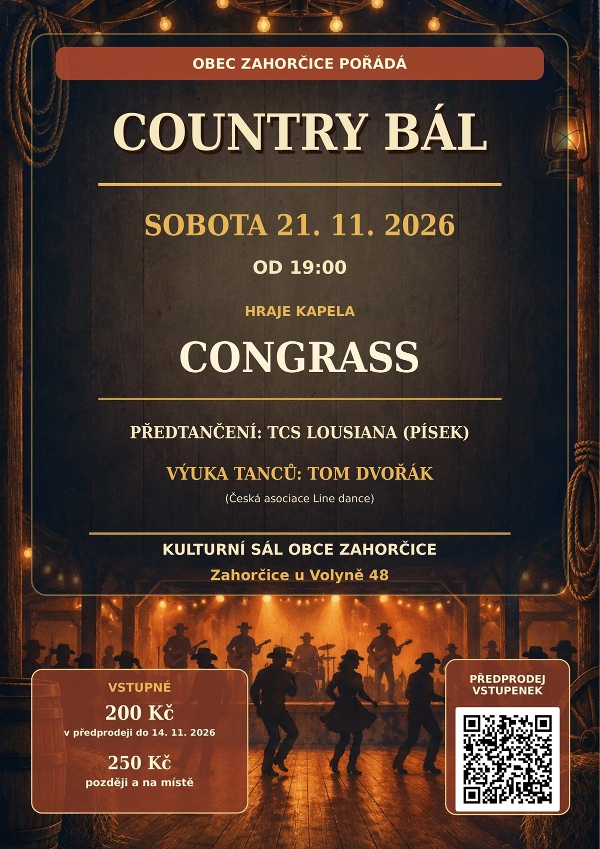 Plakát: COUNTRY BÁL