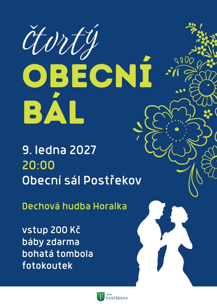 Plakát: IV. Obecní bál